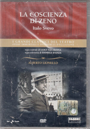 La coscienza di Zeno di Italo Svevo. I Grandi Classici del Teatro. DVD in Italiano. Versione da edicola