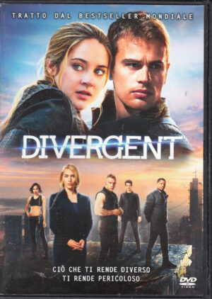 Divergent con Shailene Woodley. DVD in Italiano. Versione Noleggio