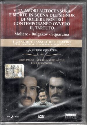Vita Amori Autocensura e Morte in scena del signore di Moliere nostro contemporaneo ovvero il Tartufo. I Grandi Classici del Teatro. DVD in Italiano. Versione da edicola