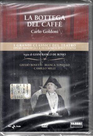 La bottega del caffe' di Carlo Goldoni. I Grandi Classici del Teatro. DVD in Italiano. Versione da edicola