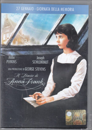 Il Diario di Anna Frank con Milie Perkins, Joseph Schildkraut. DVD in Italiano
