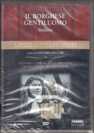 Il borghese gentiluomo di Moliere. I Grandi Classici del Teatro. DVD in Italiano. Versione da edicola