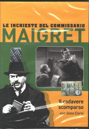 Il cadavere scomparso (Gino Cervi) - DVD Le Inchieste del Commissario Maigret - Versione da edicola - DVD in Italiano