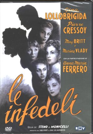 Le Infedeli un film con Gina Lollobrigida. DVD in Italiano