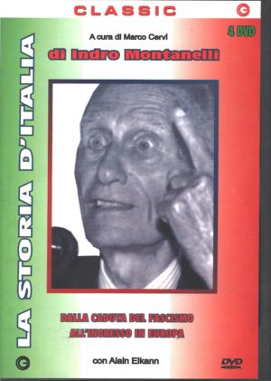 La Storia d'Italia di Indro Montanelli. Box con n. 4 DVD in Italiano