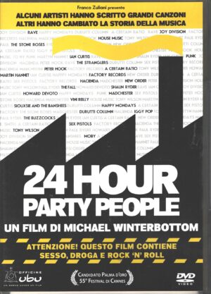 24 hour party people un film di Michael Winterbottom. DVD in Italiano