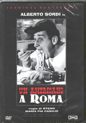 Un americano a Roma un film con Alberto Sordi. Versione Restaurata. DVD in Italiano