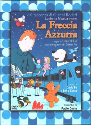 La Freccia Azzurra dal racconto di Gianni Rodari. DVD in Italiano (LIBRO MANCANTE) con Cofanetto