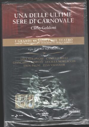 Una delle ultime sere di carnovale (Carlo Goldoni) - DVD I Grandi Classici del Teatro - Versione da edicola - DVD in Italiano