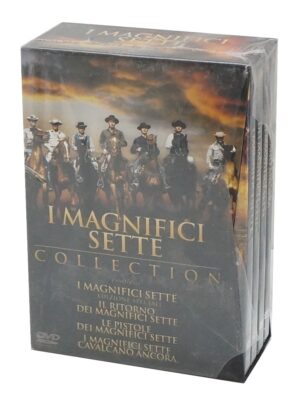I Magnifici Sette Collection. Cofanetto con n. 4 DVD in Italiano (I magnifici sette, Il ritorno, Le pistole, Cavalcano ancora)