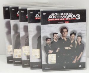 Squadra Antimafia Palermo oggi 3. Stagione 3 Completa. Episodi 1-10 con n. 5 DVD Ita. SENZA COFANETTO. Versione da edicola