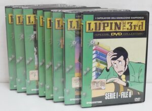 Lupin III. Prima Serie 1 Completa. Episodi 1-23 con n. 8 DVD in Italiano. Versione da edicola