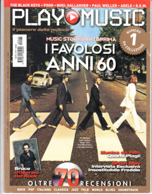 Rivista Play Music n. 1 - Maggio 2012. In copertina The Beatles. Inoltre Springsteen, Braian May, R.E.M.
