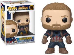 Funko Pop! Marvel: Captain America. Avengers Infinity War n. 288. Action Figure cm 10. Funko