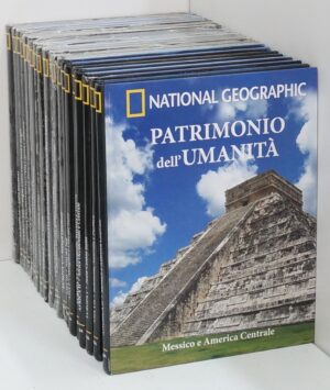 Patrimonio dell'Umanita'. Raccolta NON COMPLETA. Lotto n. 20 volumi ed. National Geographic