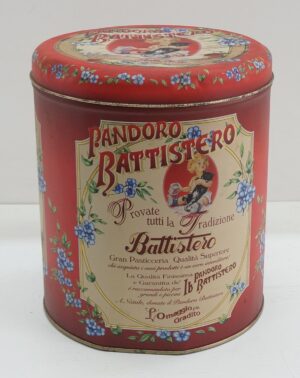 Scatola di Latta del Pandoro Battistero