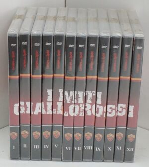 I miti GialloRossi. Raccolta Completa con n. 12 DVD in Italiano. SENZA COFANETTO. Versione da edicola
