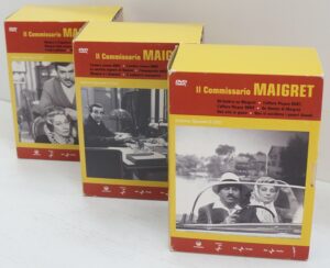 Il Commissario Maigret volume 1, 2, 3. Cofanetti con n. 18 DVD in Italiano