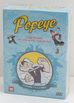 Popeye - Braccio di ferro - Cartoons in versione originale - (4 DVD) con Cofanetto - DVD in Inglese.