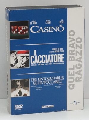 Quel bravo ragazzo. Raccolta di Film con Robert De Niro n. 3 DVD in Italiano con Slipcase