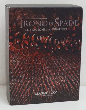 Il Trono di Spade - Stagioni 1-4 Complete (40 Episodi) (20 DVD) con Cofanetto e Slipcase - DVD in Italiano – Game of thrones