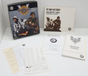 V for Victory Velikiye Luki 1942. SOLO BOX SENZA GIOCO. The Russian Frong. Versione Inglese. Big Box