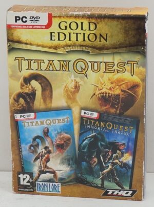 Titan Quest Gold Edition. Cofanetto con n. 2 Videogioco per PC in Italiano. THQ