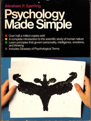 Psychology Made Simple di Sperling, Abraham Paul - In Inglese ed. Doubleday