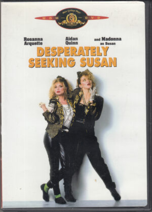Desperately Seeking Susan un film con Madonna. DVD Edizione Stati Uniti NTSC Regione 1, Lingua Inglese