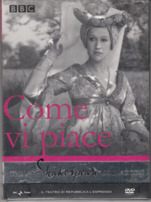 Come vi Piace. The Shakespeare Collection vol. 14. DVD in Italiano. Versione da Edicola
