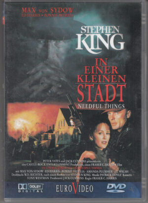Needful Things. In einer kleinen Stadt di Stephen King. DVD Edizione Germania PAL Regione 2, Lingua Tedesco