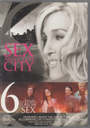 (NA) Sex and the City - Complete Season 6 (Episodi 1-20) (5 DVD) Edizione Regno Unito PAL Regione 4, Lingua Inglese