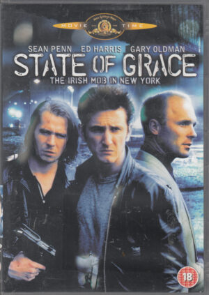 State Of Grace con Sean Penn. DVD Edizione Regno Unito PAL Regione 2, Lingua Inglese