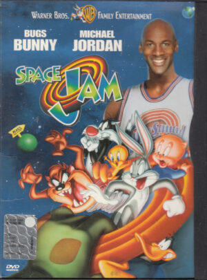 Space Jam con Michael Jordan e Bugs Bunny. DVD in Italiano. Custodia Snapper
