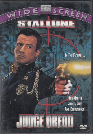 Judge Dredd con Sylvester Stallone. DVD Edizione Stati Uniti NTSC Regione 1, Lingua Inglese