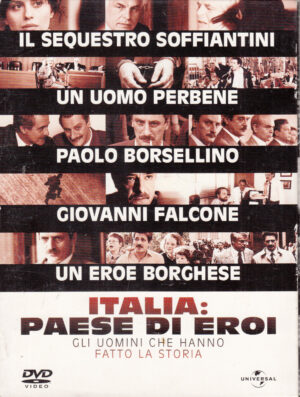 Italia: paese di eroi. Gli uomini che hanno fatto la storia. Cofanetto con n. 5 DVD in Italiano