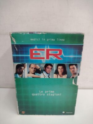 ER Medici in prima linea - Prime Quattro 4 Stagioni Complete (13 DVD) (91 Episodi) con Cofanetto - Versione da edicola - DVD in Italiano
