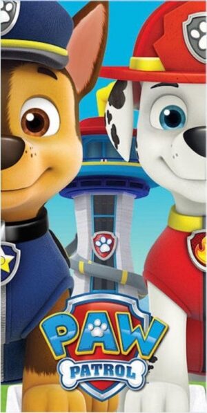 Telo Mare Paw Patrol Beach Bath Towel in Cotone 140 x 70 cm. New Import