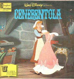 Cenrentola. Libro illustrato con Disco in Vinile LP 33 giri (STP 3908) ed. Disney Productions