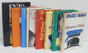 Lotto n. 8 Romanzi Contemporanei di Enzo Biagi. Edizioni Varie. Lotto come da immagine