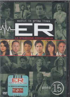 ER Medici in Prima Linea Anno 15 - Stagione 15 Completa (Box 3 DVD) (Episodi 1-22) - DVD in Italiano