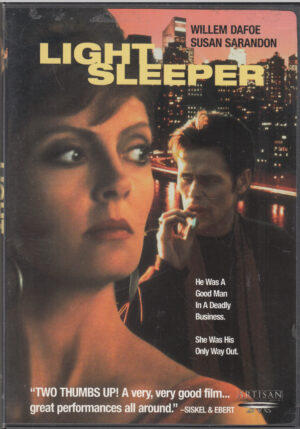Light Sleeper con Susan Sarandon. DVD Edizione Stati Uniti NTSC Regione 1, Lingua Inglese