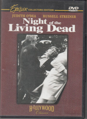 Night of the Living Dead con Judith O'Dea e Russel Streiner. DVD Edizione Stati Uniti NTSC Regione 1, Lingua Inglese