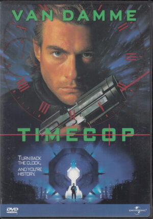 Timecop un film con Van Damme. DVD Edizione Stati Uniti NTSC Regione 1, Lingua Inglese