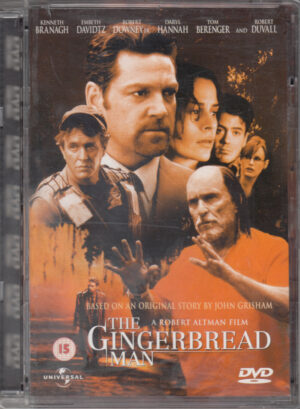 The Gingerbread Man un film di Robert Altman. Custodia Jewel Box. DVD Edizione Regno Unito PAL Regione 2, Lingua Inglese