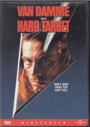 Hard Target un film con Van Damme. DVD Edizione Stati Uniti NTSC Regione 1, Lingua Inglese