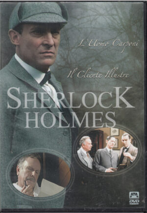 Sherlock Holmes vol. 22: L'Uomo Carponi - Il Cliente Illustre. DVD in Italiano. Versione da edicola