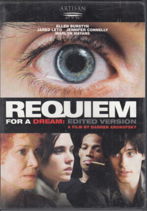 Requiem for a Dream un film di Darren Aronofsky. DVD Edizione Stati Uniti NTSC Regione 1, Lingua Inglese