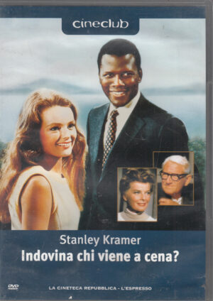 Indovina chi viene a cena? con Spercer Tracy e Katharine Hepburn. DVD in Italiano. Versione da edicola