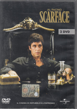 Scarface con Al Pacino. Edizione con n. 2 DVD in Italiano. Versione da edicola